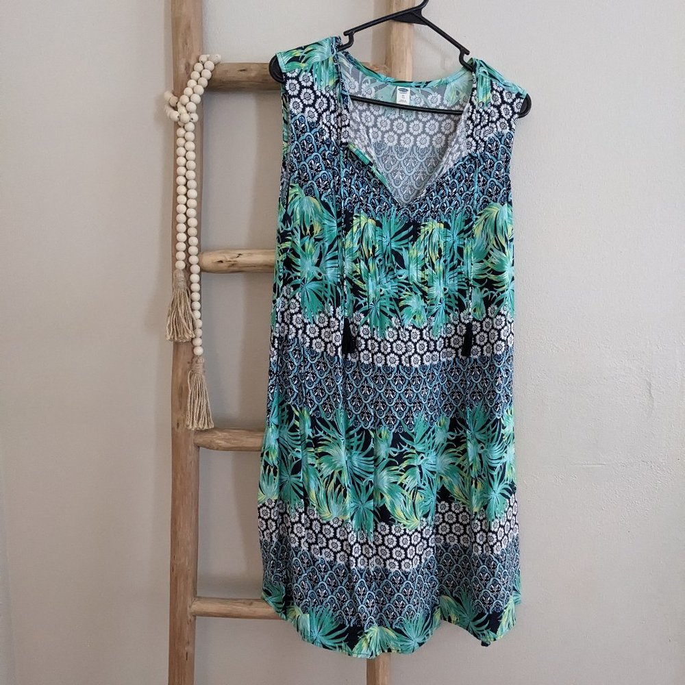 Tropical shift dress